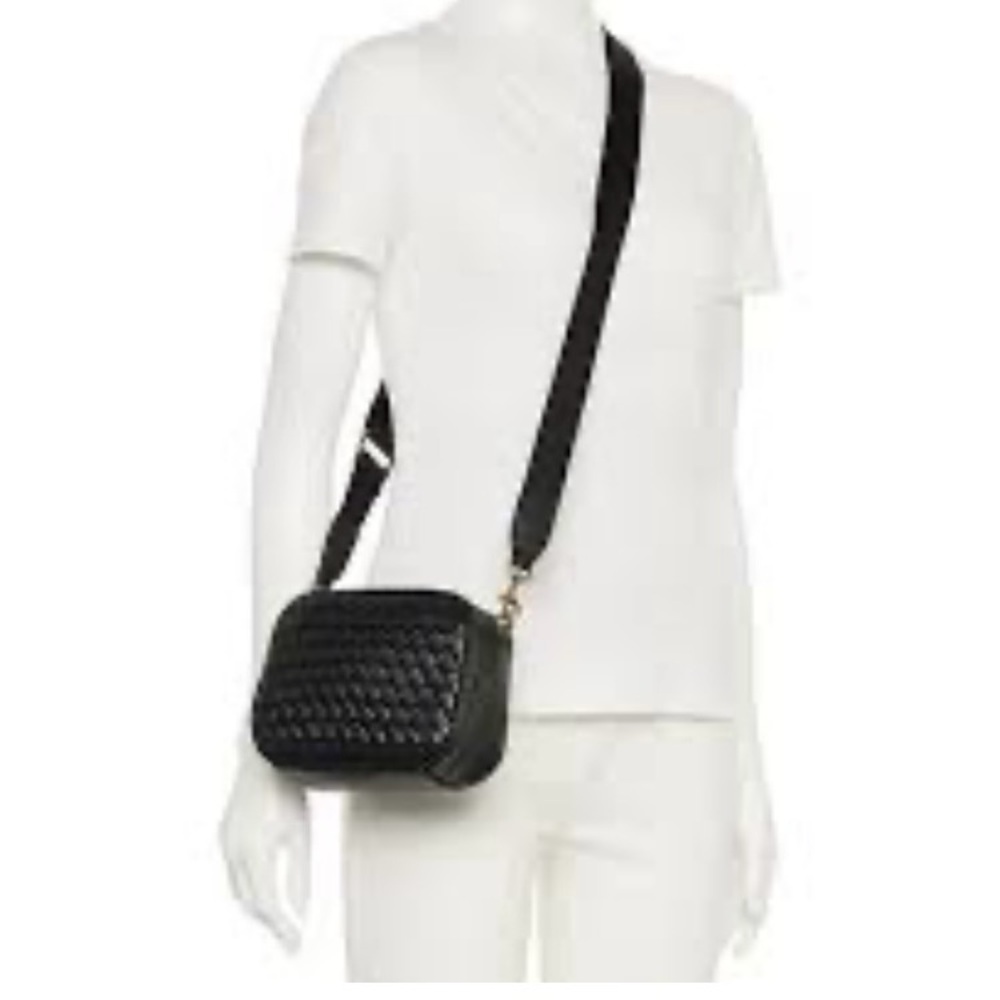 SONOMA Women’s Black Jada Woven Camera Crossbody Bag